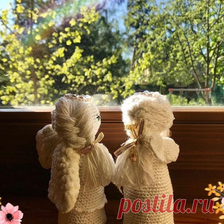Вязаные ангелочки от @olga_zhuk_ 💕💕💕
#довяжуипокажу #вязаниекрючком #ангел #ангелочкикрючком