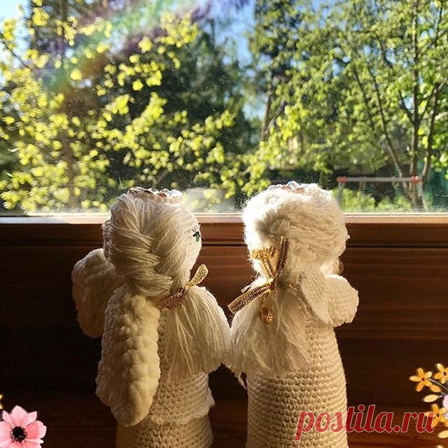 Вязаные ангелочки от @olga_zhuk_ 💕💕💕
#довяжуипокажу #вязаниекрючком #ангел #ангелочкикрючком