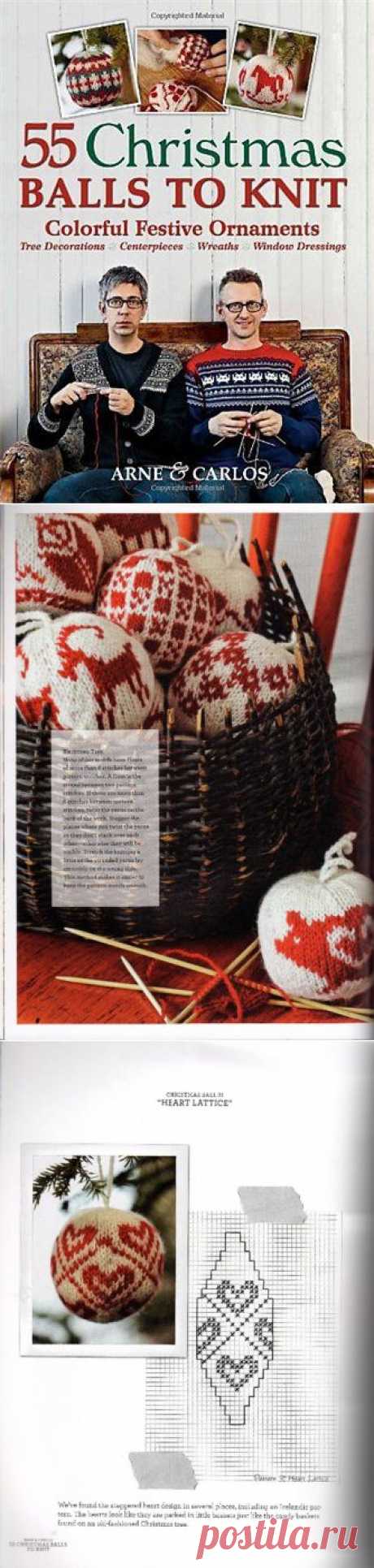 55 CHRISTMAS BALLS TO KNIT.