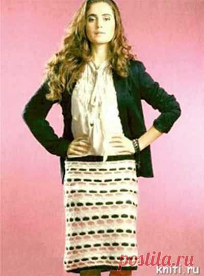 Юбка с узором из цветных сот | Искусница