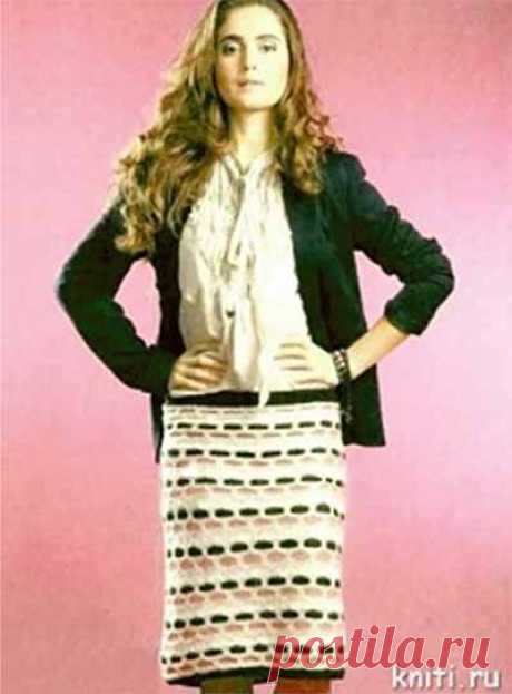 Юбка с узором из цветных сот | Искусница