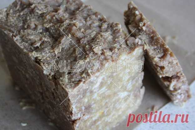 Мыло с нуля с овсянкой и прополисом