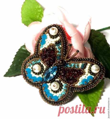 Как сделать чудесную брошь-бабочку - Ярмарка Мастеров - ручная работа, handmade
