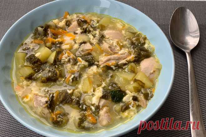 Щавелевый суп с яйцом и с курицей | Fresh.ru