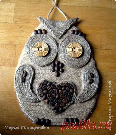 Сова с сердцем к празднику. | Страна Мастеров