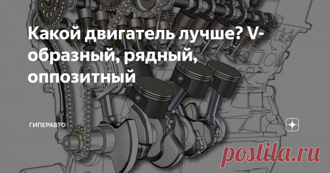 Какой двигатель лучше? V-образный, рядный, оппозитный Просто о сложном: разбираем на пальцах особенности моторов