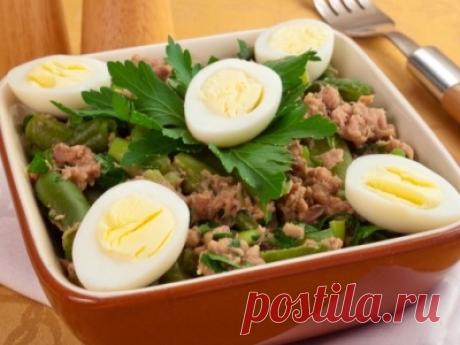 Рецепт: Салат с тунцом
