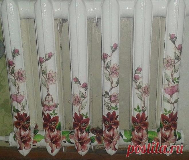 Наждачка, салфетка и клей ПВА: Как за копейки вернуть ржавым батареям привлекательный вид — Лайфхаки