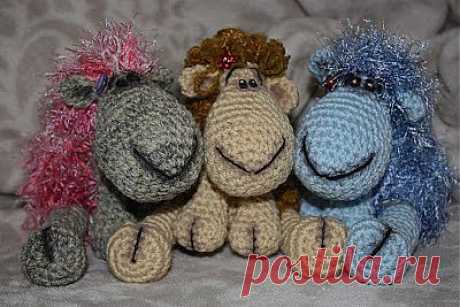 Овечки. Описание. / шерстяная улыбка