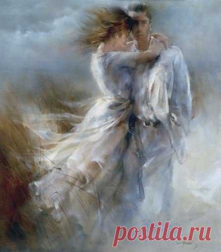Нежная романтика от художника Willem Haenraets.