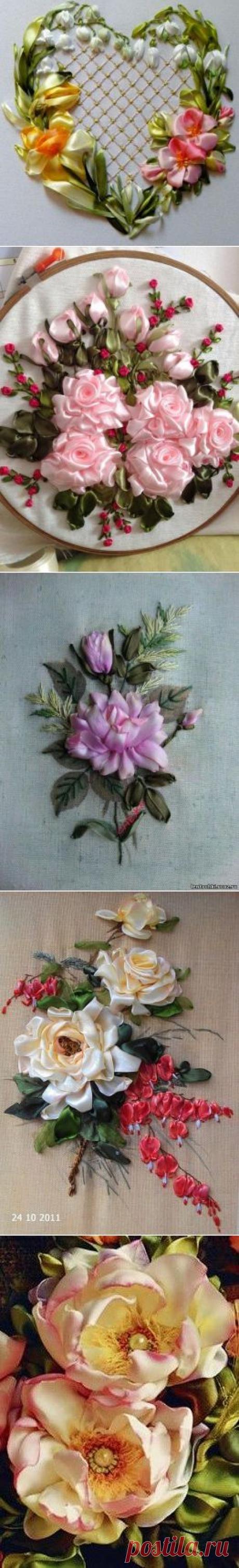 ART Embroidery RIBBON ~ Искусство вышивки | VK