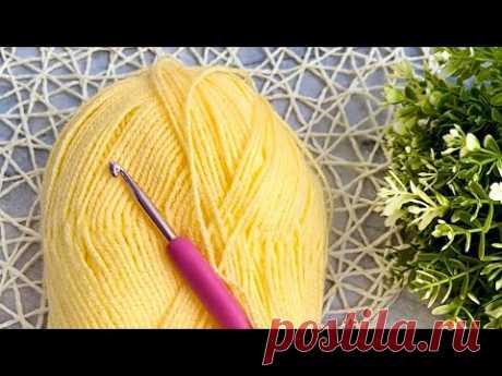 😍 Просто КРАСАВЧИК.  Такой узор крючком вы ещё не вязали!!! Вязание крючком.