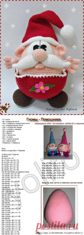 Гном Санта &mdash; Поделки с детьми