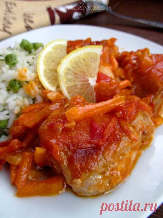 Постигая искусство кулинарии... : Плакия - цыпленок в овощном маринаде по-болгарски