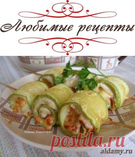 Суперские рулетики из кабачков с куриным мясом &raquo; Любимые рецепты