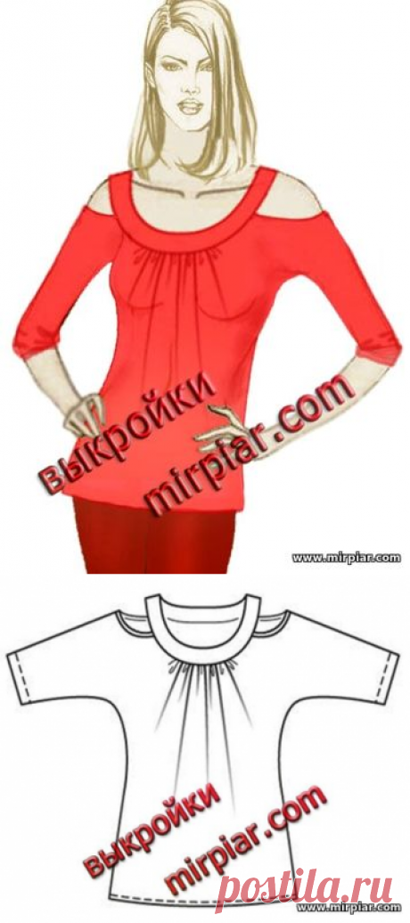 выкройка туники, выкройка топа, free pattern, выкройка, pattern sewing, вырезы на плечах, модные топы, выкройки скачать, шитье, выкройки бесплатно, с открытыми плечами, готовые выкройки, летний топ, мода