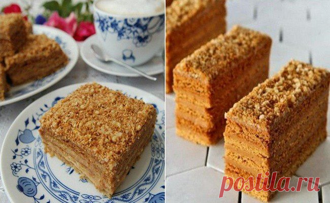 Вкуснейшее пирожное «Медовик» Представляем вашему вниманию рецепт очень вкусного десерта, который понравится абсолютно всем. «Медовик» любят все без исключения.