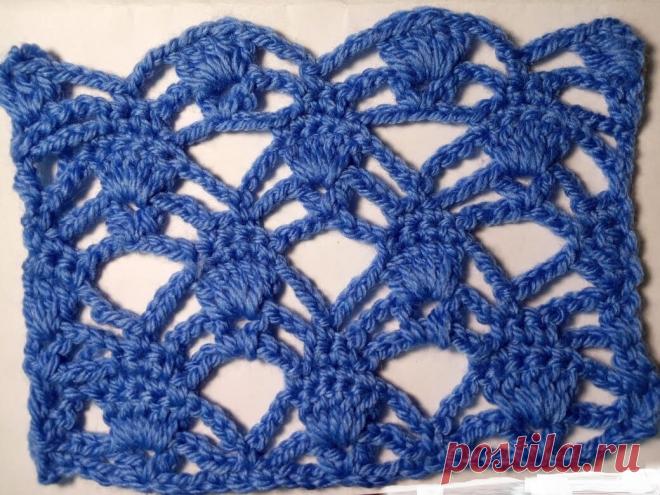 Готовимся к весне. Ажурный узор крючком | Что умею, тем делюсь! | Яндекс Дзен