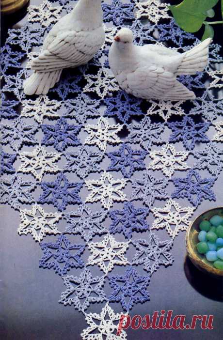 Салфеточки ромбовидной формы из мотивов | Домашние зарисовки | Яндекс Дзен