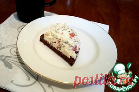 Мягкий сливочный сыр с лососем и укропом - кулинарный рецепт