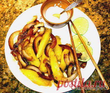 Десерт из манго и ядра кокосового ореха рецепт с фото