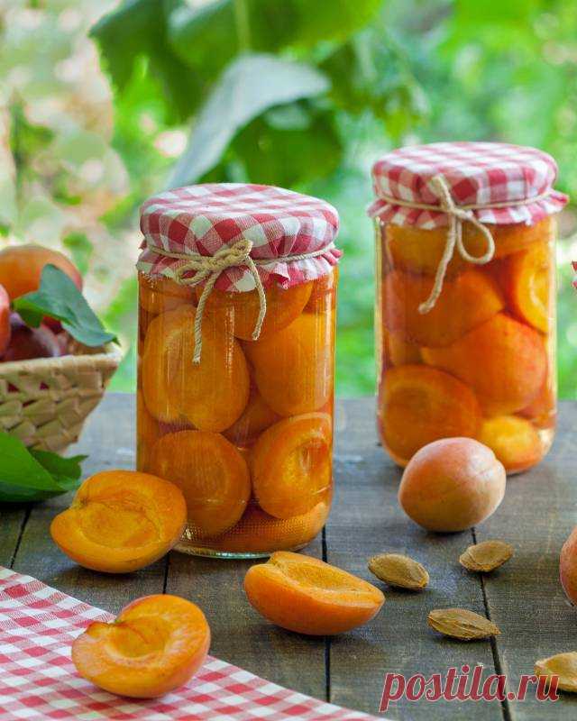 Компот из абрикосов без косточек на зиму