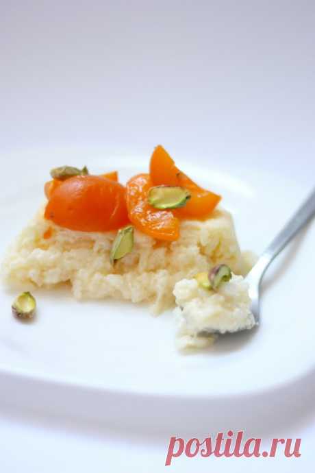 Рисовый пудинг с абрикосами