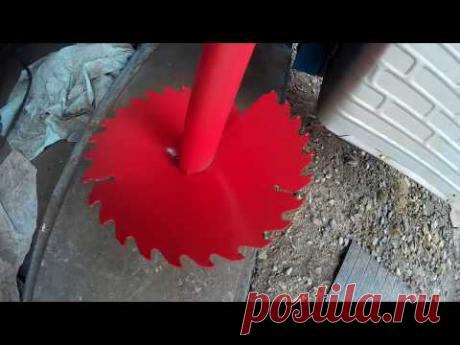 Идеальный земляной(садовый) бур своими руками