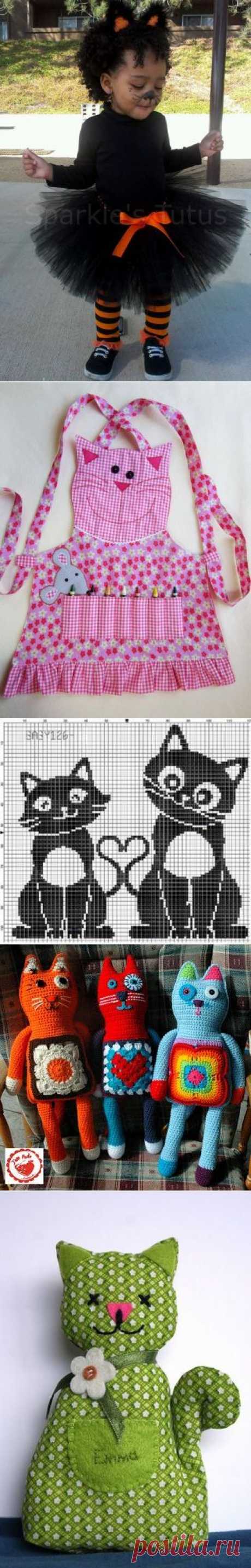 КОТЫ И КОШКИ В РУКОДЕЛИИ
