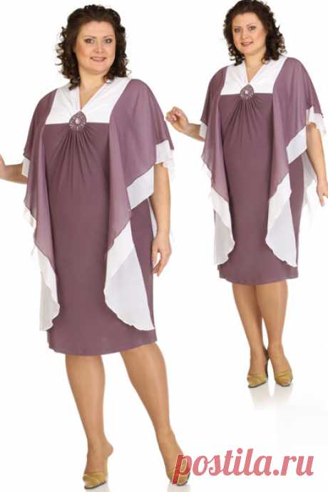 Нарядные платья для полных женщин белорусской компании Andrea Style. Осень-зима 2014-2015 (50 фото)