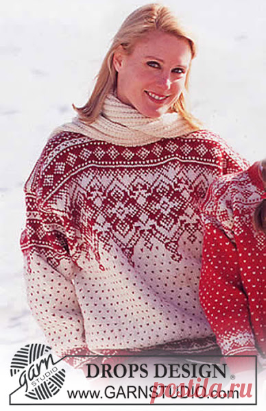 Пуловер Drops 52-27 pullover | Knitting club // нитин клаб