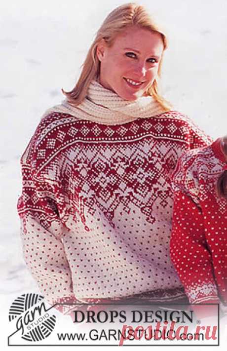Пуловер Drops 52-27 pullover | Knitting club // нитин клаб