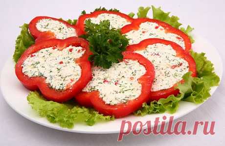 Перец фаршированный сыром