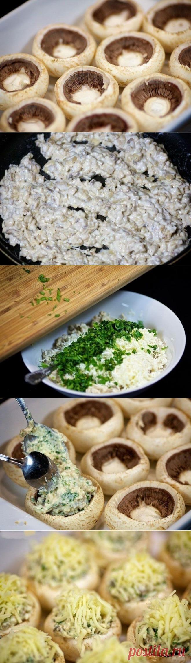 Как приготовить блюдо "шампиньоны с курицей и сыром" - , ингридиенты и фотографии | sloosh