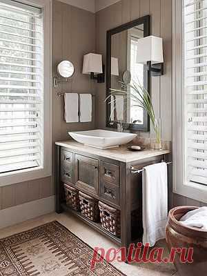 15 Bathroom Window Treatment Ideas
