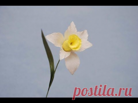 Нарцисс для букета из конфет. Narcissus of sweets - YouTube