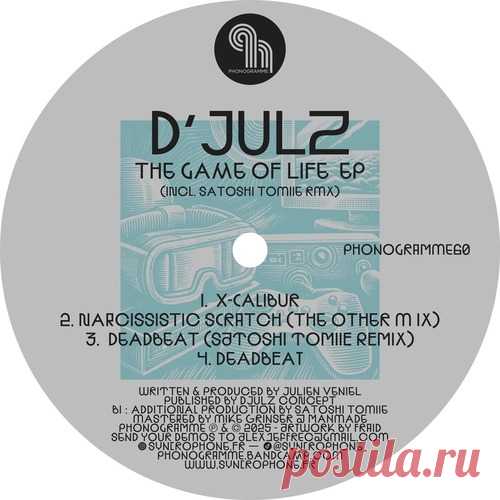 Download D’Julz – The Game Of Life EP [PHONOGRAMME60] Label Phonogramme Styles Deep House, Minimal / Deep Tech Date 2025-04-17 Catalog # PHONOGRAMME60 Length 24:33 Tracks 4