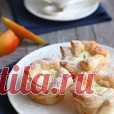 Творожно-грушевый десерт в слоеных корзиночках Кулинарный рецепт