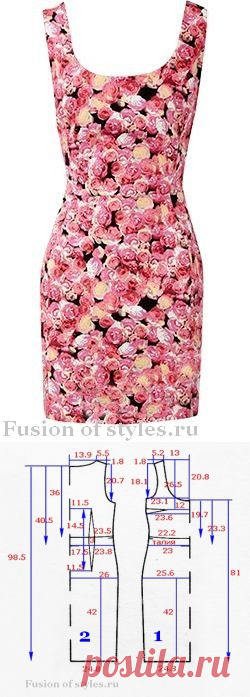 Летнее платье из трикотажа | Fusion of Styles