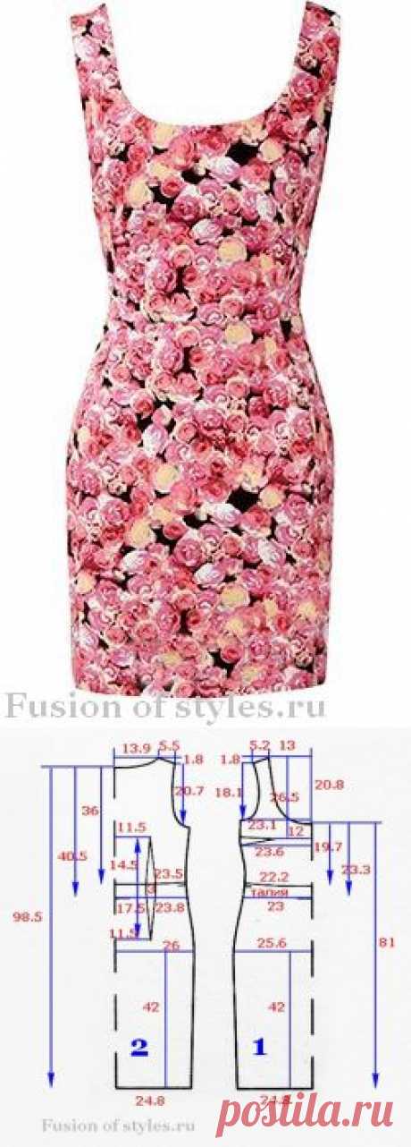 Летнее платье из трикотажа | Fusion of Styles