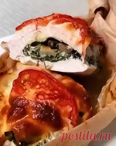 Лодочки с курицей