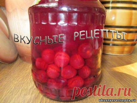 Компот из вишни на зиму - рецепт с фото | Вкусные рецепты