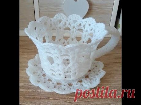 Jak zrobić filiżanke na szydełku