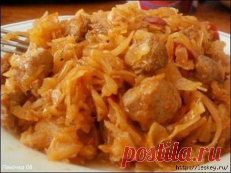 ТУШЁНАЯ В МУЛЬТИВАРКЕ КАПУСТА С МЯСОМ!