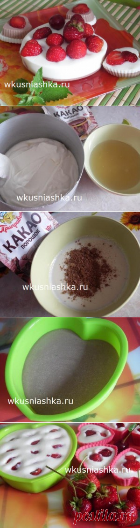 творожный торт с ягодами без выпечки | Кулинарные рецепты вкусно