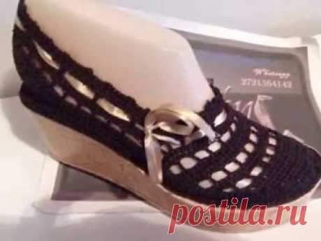 ZAPATOS TEJIDOS NUEVOS DISEÑOS