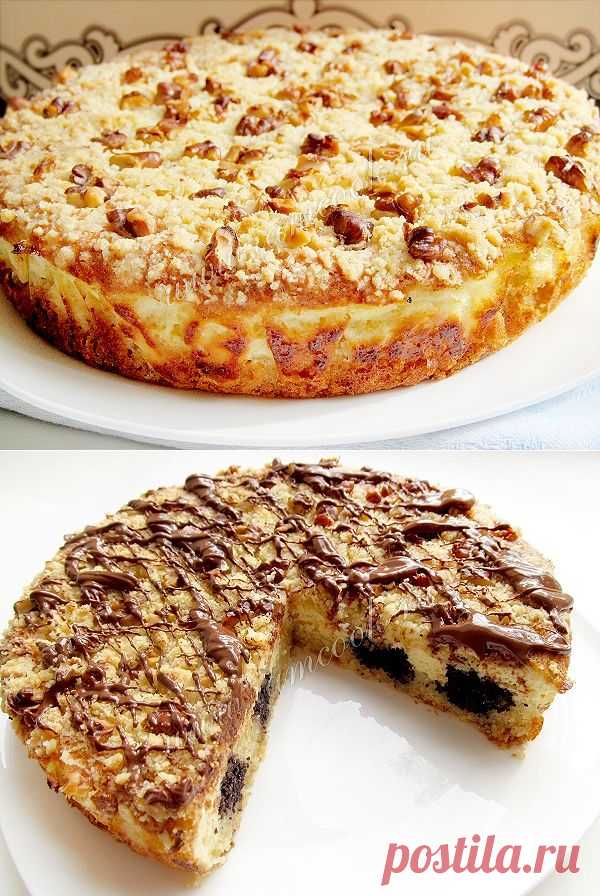 Творожно-маковый пирог, рецепт с фото.