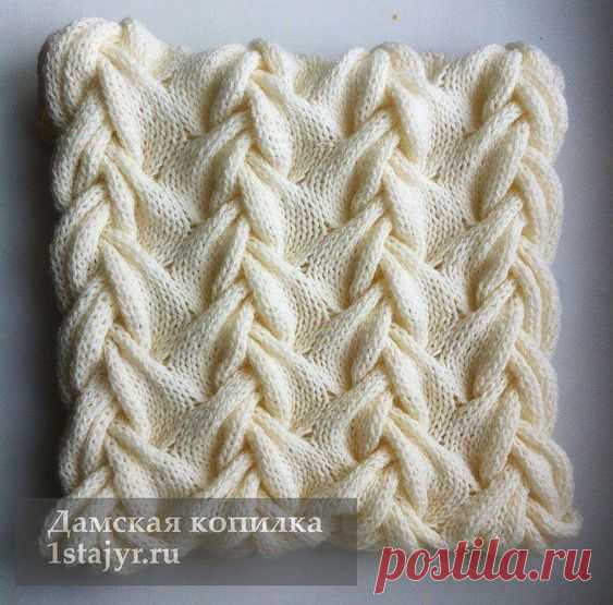 Шикарный снуд спицами. Описание вязания. – Дамская копилка