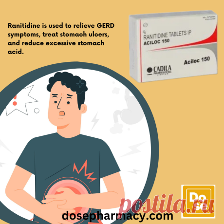 Ranitidine is a medication commonly used to relieve symptoms of acid reflux and treat stomach ulcers. As a histamine-2 (H2) blocker, it works by reducing the amount of acid produced in the stomach, providing quick relief from heartburn and discomfort associated with excess stomach acid. Patients often use Ranitidine to manage conditions like GERD and peptic ulcers, promoting healing and preventing recurrence.