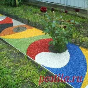 Декоративная отсыпка для сада - и красиво и полезно!